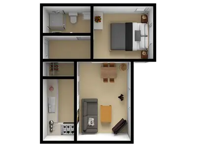 Grundriss. Grundriss dieser Wohnung