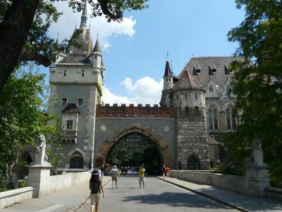 Schloss Vajdahunyad in der Nähe