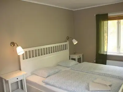 Schlafzimmer Nr. 1 mit einem Doppelbett