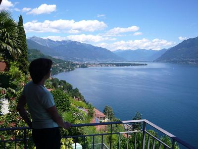 Blick vom Balkon nach Ascona