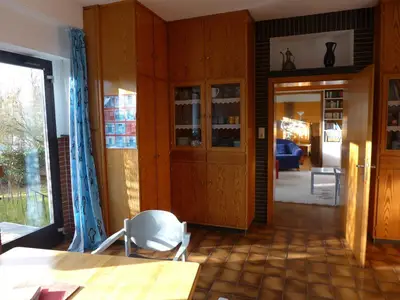 Wohnbeispiel. Durchblick Küche - Wohnzimmer