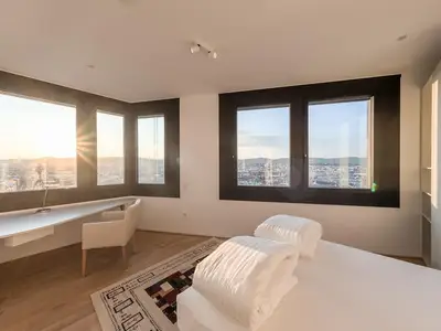Skyflats Vienna Hills View Schlafzimmer