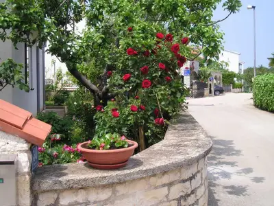 Außenansicht des Gebäudes. Strassen Blick