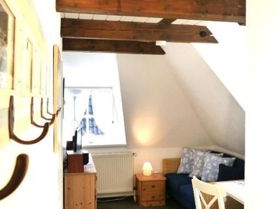 Wohnzimmer in der Ferienwohnung Eerdglüper in Süddorf auf Amrum