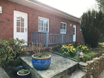Eingang Bungalow Frisia 1 in Norddorf auf Amrum