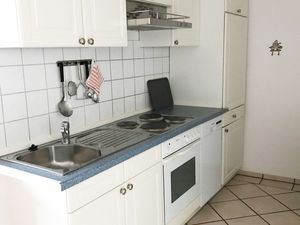 Küche im Bungalow Frisia 2 in Norddorf auf Amrum