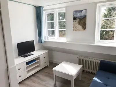 Wohnzimmer in der Ferienwohnung Frisia 4 in Norddorf auf Amrum