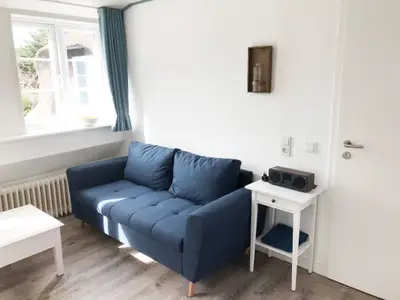 Wohnzimmer in der Ferienwohnung Frisia 4 in Norddorf auf Amrum