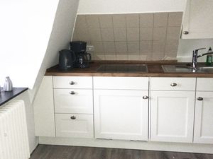 Küchenzeile in der Ferienwohnung Frisia 5 in Norddorf auf Amrum