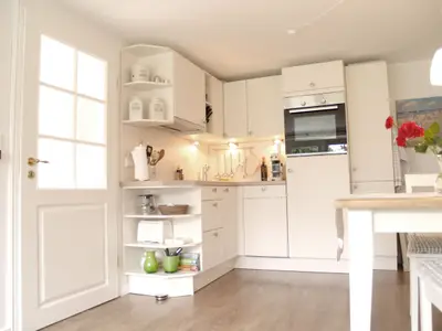 Küche der Ferienwohnung Düne in Norddorf auf Amrum