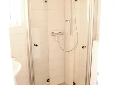Badezimmer der Ferienwohnung Düne in Norddorf auf Amrum