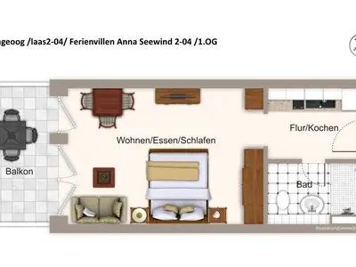 Grundriss (Angaben ohne Gewähr)