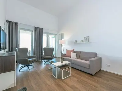 Wohnbereich mit Schlafsofa