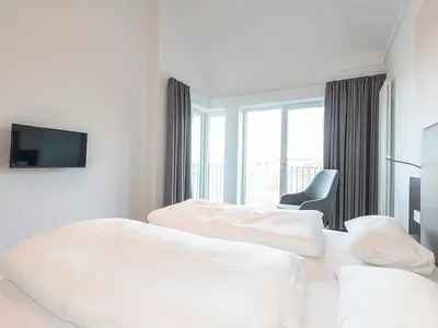 Schlafzimmer mit TV
