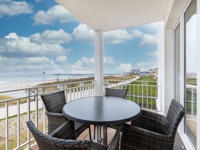 Balkon 1 mit Blick auf die Ostsee