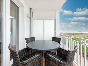 Balkon mit Blick auf die Ostsee