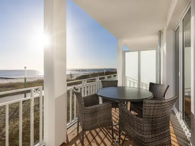 Balkon mit Ostseeblick