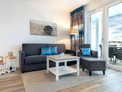 Wohn-/Essbereich mit Doppelschlafcouch