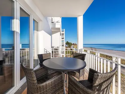 Balkon mit Ostseeblick