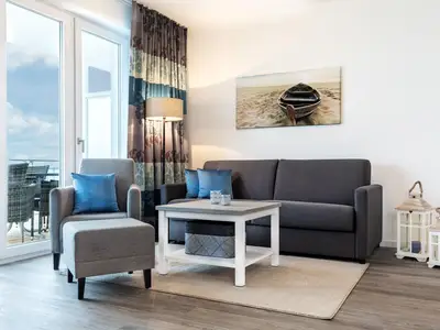 Wohn-/Essbereich mit Doppelschlafcouch