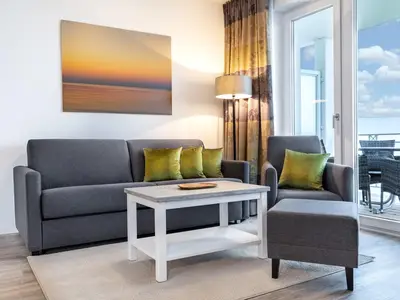 Wohn-/Essbereich mit Doppelschlafcouch