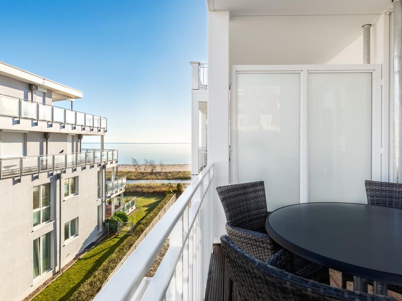 Balkon mit Ostseeblick