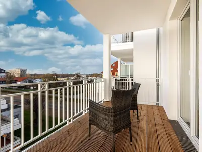 Balkon mit Bestuhlung