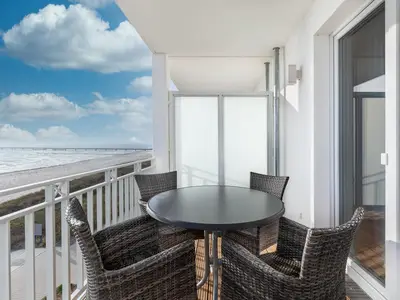 Balkon mit Überdachung