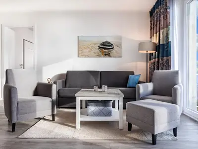 Wohn-/Essbereich mit Doppelschlafcouch