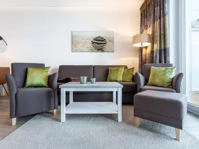 Wohn-/Essbereich mit Doppelschlafcouch