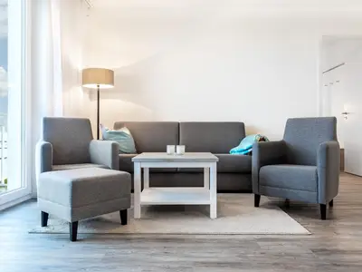 Wohn-/Essbereich mit Doppelschlafcouch