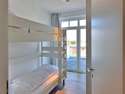 Schlafzimmer mit Etagenbett