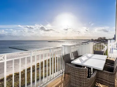 Balkon mit Ostseeblick