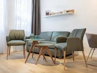 Wohn-/Essbereich mit Einzelschlafcouch