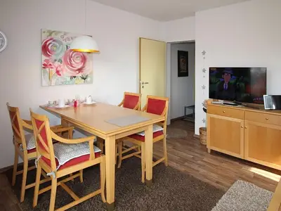 Wohn-Essbereich mit TV