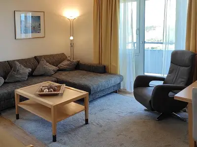 Wohnbereich mit Schlafsofa