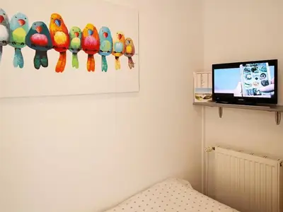 Schlafzimmer mit TV