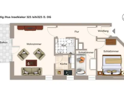 Grundriss (Angaben ohne Gewähr)