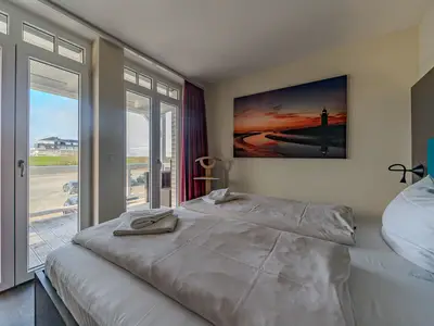 Schlafzimmer mit Doppelbett