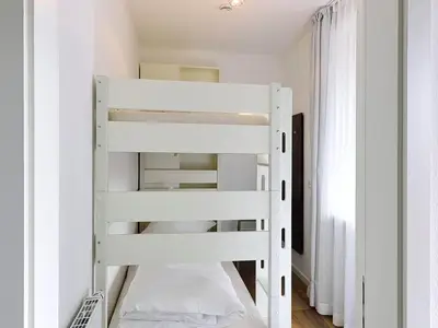 Schlafzimmer mit Etagenbett