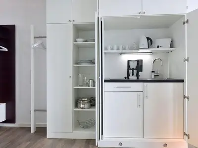 Wohn/ Essbereich mit Küchenzeile
