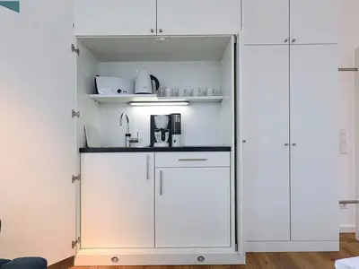 Wohn/ Essbereich mit Küchenzeile