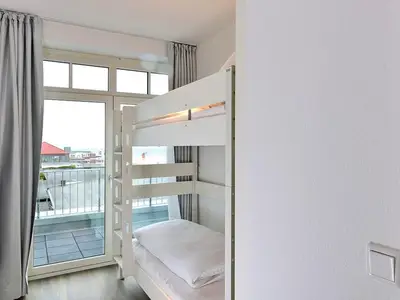 Schlafzimmer mit Etagenbett