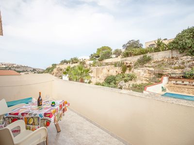 Sonnige Terrasse