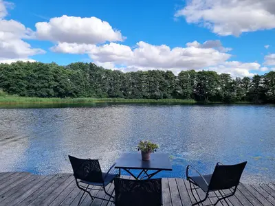 outside