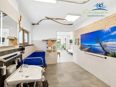 Dreibettzimmer, wahlweise mit Pflegebett