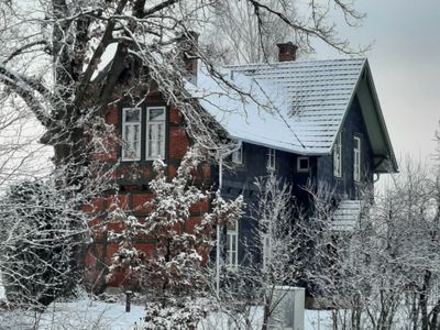 Bahnhof im Winter