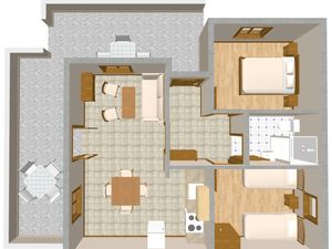 Ferienwohnung für 5 Personen (52 m²)