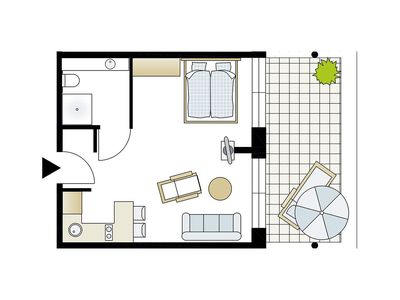 Ferienwohnung für 3 Personen (33 m²) 5/6