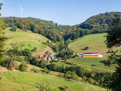 Hofansicht mit Milchviehstall